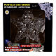 Lighted star tree topper 20 warm white nano LEDs for indoor use s6