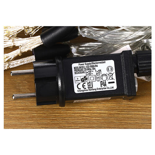 Zestaw, 24 kępki jodły, led biały ciepły, 4,6 m, z timerem 6