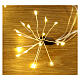 Set of 24 luminous dill tufts 4.6 m warm white nano LEDs with timer s2