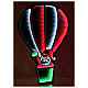 Infinity-Spiegel, Weihnachtsmann in Luftballon, 440 farbige LEDs, 90x60 cm s2