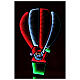 Infinity-Spiegel, Weihnachtsmann in Luftballon, 440 farbige LEDs, 90x60 cm s4