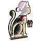Gato con regalo Infinity Light multicolor 366 LED 80x50 cm s4