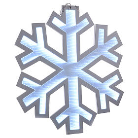 Snowflake, Infinity Light, 313 multicoloured LEDs, 24x24 in