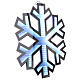 Illuminated snowflake Infinity Light 313 LEDs 60x60 cm s3
