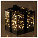 Illuminated smoked glass LED gift box 12x12x12 cm s2