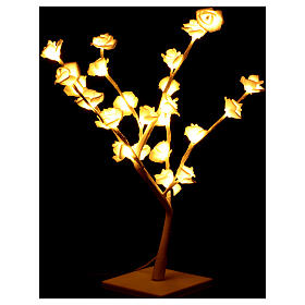 LED-Baum mit 24 Rosenblüten, warmweiß – 50 cm