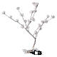 LED tree with roses, warm white, 20 in s5
