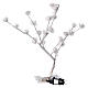 Árbol LED con rosas iluminado blanco cálido 50 cm s5