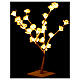 Árvore LED com rosas luz branca quente 50 cm s1