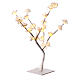 LED tree with roses illuminated warm white 50 cm s2