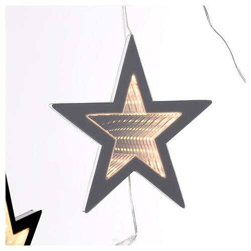 Corrente luminosa 11 estrelas Infinity Light 5 m 300 LEDs 5