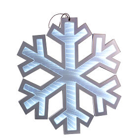 Snowflake Infinity Light, diameter of 16 in, 195 LEDs