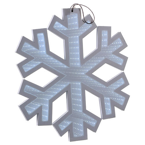 Snowflake Infinity Light, diameter of 16 in, 195 LEDs 3