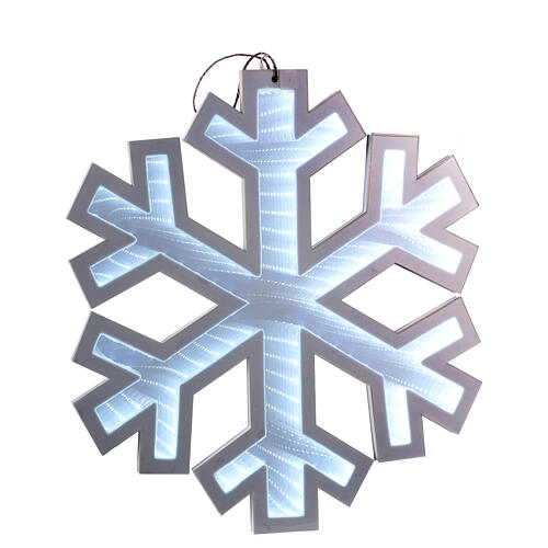 LED Snowflake Infinity Light diam 40 cm 195 lights 2