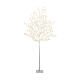 Beleuchteter Baum, weiß, 150 cm hoch, 480 warmweiße MicroLEDs, für den Innen- und Außenbereich s2