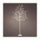 Stylised light tree of 60 in, 480 micro LED lights, warm white, in/outdoor s1