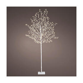 Árbol luminoso 150 cm estilizado 480 micro led blanco cálido int ext