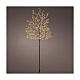 Beleuchteter Baum, schwarz, 150 cm hoch, 480 klassisch warme MicroLEDs, für den Innen- und Außenbereich s1