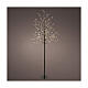 Stylised black light tree of 60 in, 480 micro LED lights, warm white, in/outdoor s1