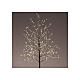 Árvore luminosa preta 480 luzes micro LED branco quente 150 cm int/ext s3