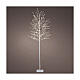 White light tree of 70 in, 720 micro LED lights, warm white, in/outdoor, metal base s1