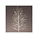 White light tree of 70 in, 720 micro LED lights, warm white, in/outdoor, metal base s3