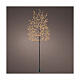 Beleuchteter Baum, schwarz, 180 cm hoch, 720 klassisch warme MicroLEDs, für den Innen- und Außenbereich s1