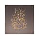 Beleuchteter Baum, schwarz, 180 cm hoch, 720 klassisch warme MicroLEDs, für den Innen- und Außenbereich s3