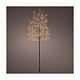 Albero natalizio nero 180 cm luminoso 720 micro LED int est bianco extra caldo s1