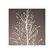 Beleuchteter Baum, weiß, 150 cm hoch, 1350 warmweiße MicroLEDs, für den Innen- und Außenbereich s3