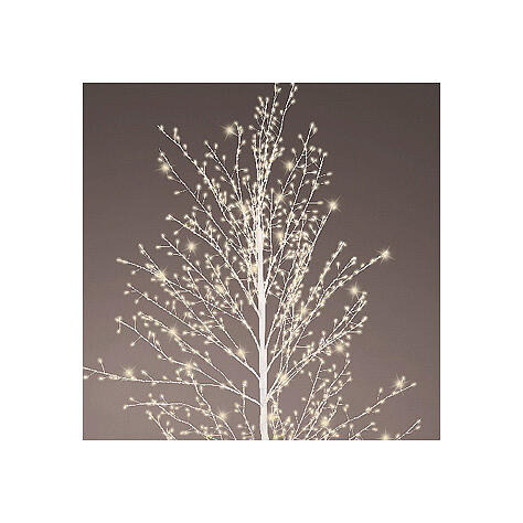 Árbol luminoso 1350 micro LED blanco cálido 150 cm ramas modelables int ext 3