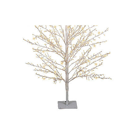 Árbol luminoso 1350 micro LED blanco cálido 150 cm ramas modelables int ext 4