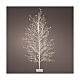 Árbol luminoso 1350 micro LED blanco cálido 150 cm ramas modelables int ext s1