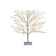 Árbol luminoso 1350 micro LED blanco cálido 150 cm ramas modelables int ext s4