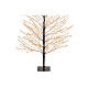 Beleuchteter Baum, schwarz, 150 cm hoch, 1350 klassisch warme MicroLEDs, für den Innen- und Außenbereich s4