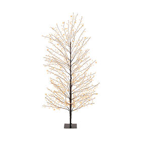 Black light tree, 1350 micro LED lights, extra warm white, in/outdoor, 60 in