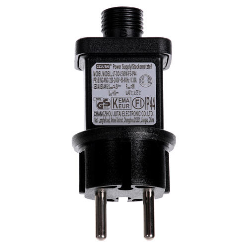 Árbol luminoso negro 1350 micro LED luz extra cálida 150 cm int ext 6