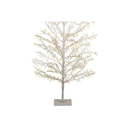 Beleuchteter Baum, weiß, 180 cm hoch, 1755 warmweiße MicroLEDs, für den Innen- und Außenbereich 4