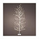 Beleuchteter Baum, weiß, 180 cm hoch, 1755 warmweiße MicroLEDs, für den Innen- und Außenbereich s1