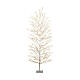 Beleuchteter Baum, weiß, 180 cm hoch, 1755 warmweiße MicroLEDs, für den Innen- und Außenbereich s2