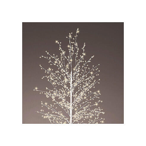 Árbol de Navidad luminoso 180 cm blanco cálido 1755 micro led int ext 3