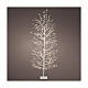 Árbol de Navidad luminoso 180 cm blanco cálido 1755 micro led int ext s1