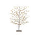 Árbol de Navidad luminoso 180 cm blanco cálido 1755 micro led int ext s4