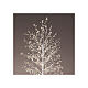 Albero di Natale luminoso 180cm bianco caldo 1755 micro led int est  s3