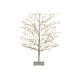 Árvore luminosa estilizada 180 cm 1755 luzes micro LED branco quente int/ext s4