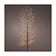 Beleuchteter Baum, schwarz, 180 cm hoch, 1755 klassisch warme MicroLEDs, für den Innen- und Außenbereich s1