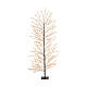 Black LED light tree, extra warm white, 70 in, 1755 micro LEDs, in/outdoor s2
