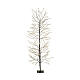 Black LED light tree, warm white, 70 in, 1755 micro LEDs, in/outdoor s2