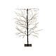 Árvore luminosa 180 cm preta 1755 luzes micro LED branco quente int/ext s4