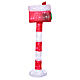 Luminous Christmas mailbox 60 ice white LEDs timer internal 100 cm s6